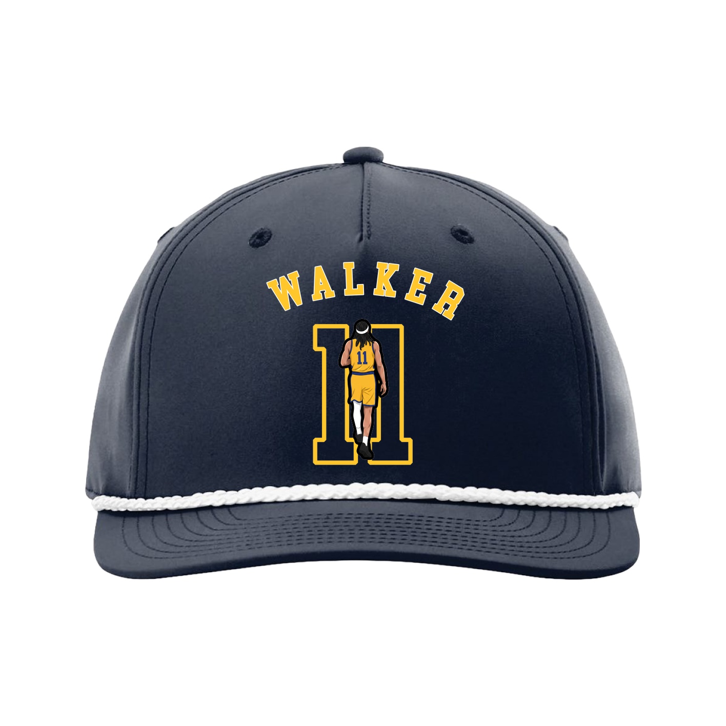 Five-Panel Classic Rope Cap — Shirsey Arch in Navy