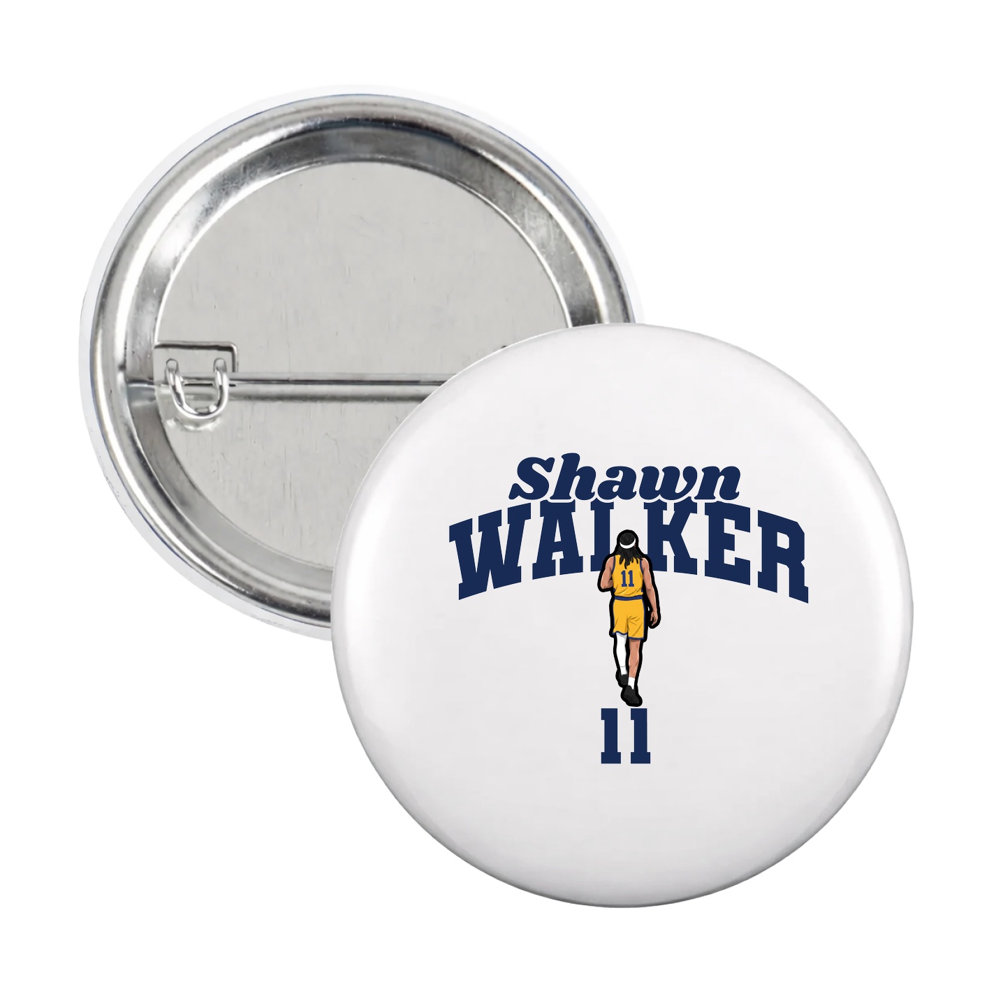 Game Day Button — Signature Arch in White