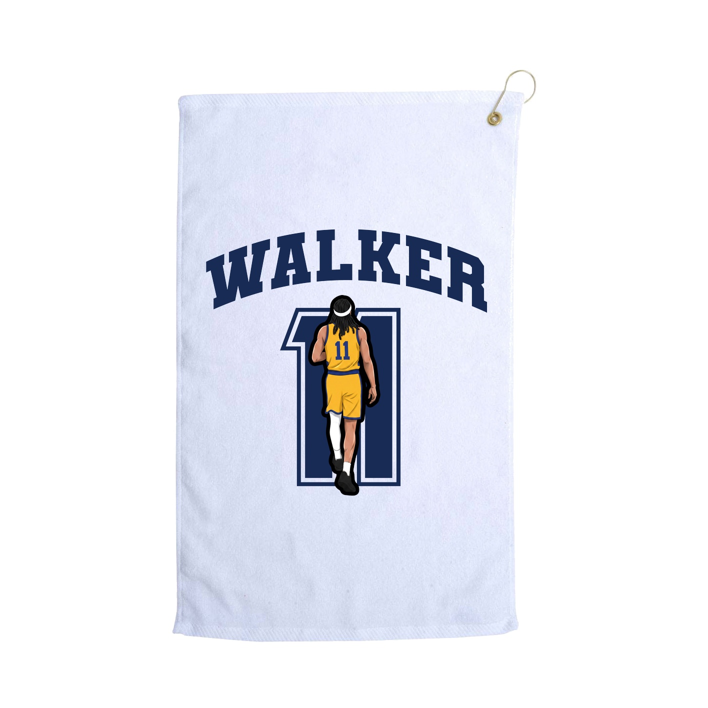Golf Towel — Number in White