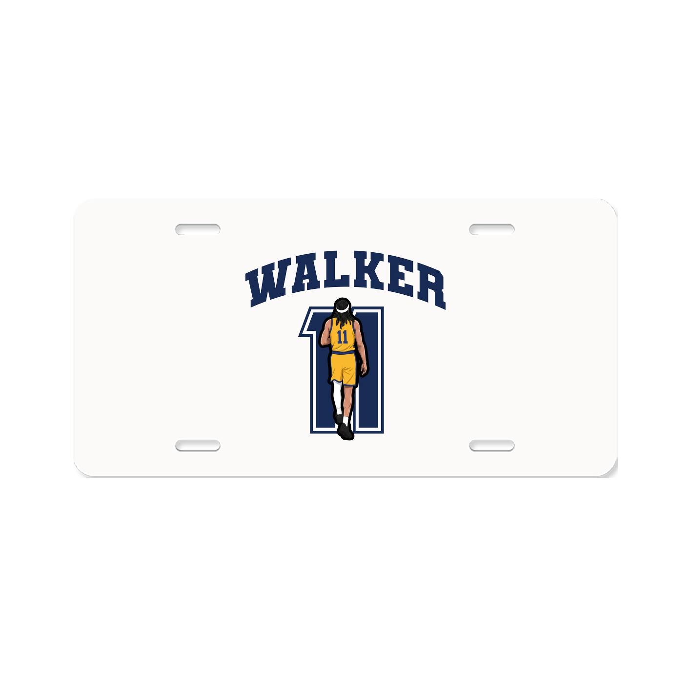 License Plate — Number in Classic