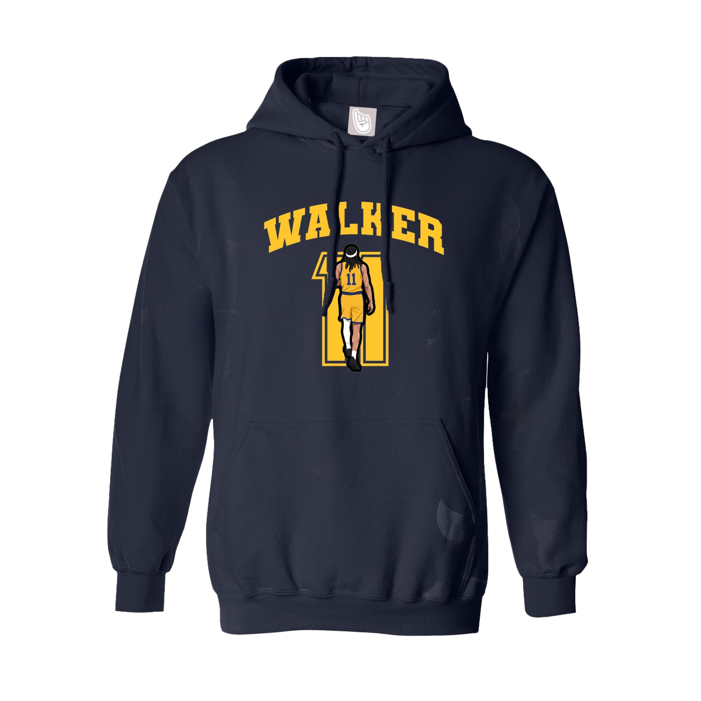 Hoodie — Number in Navy