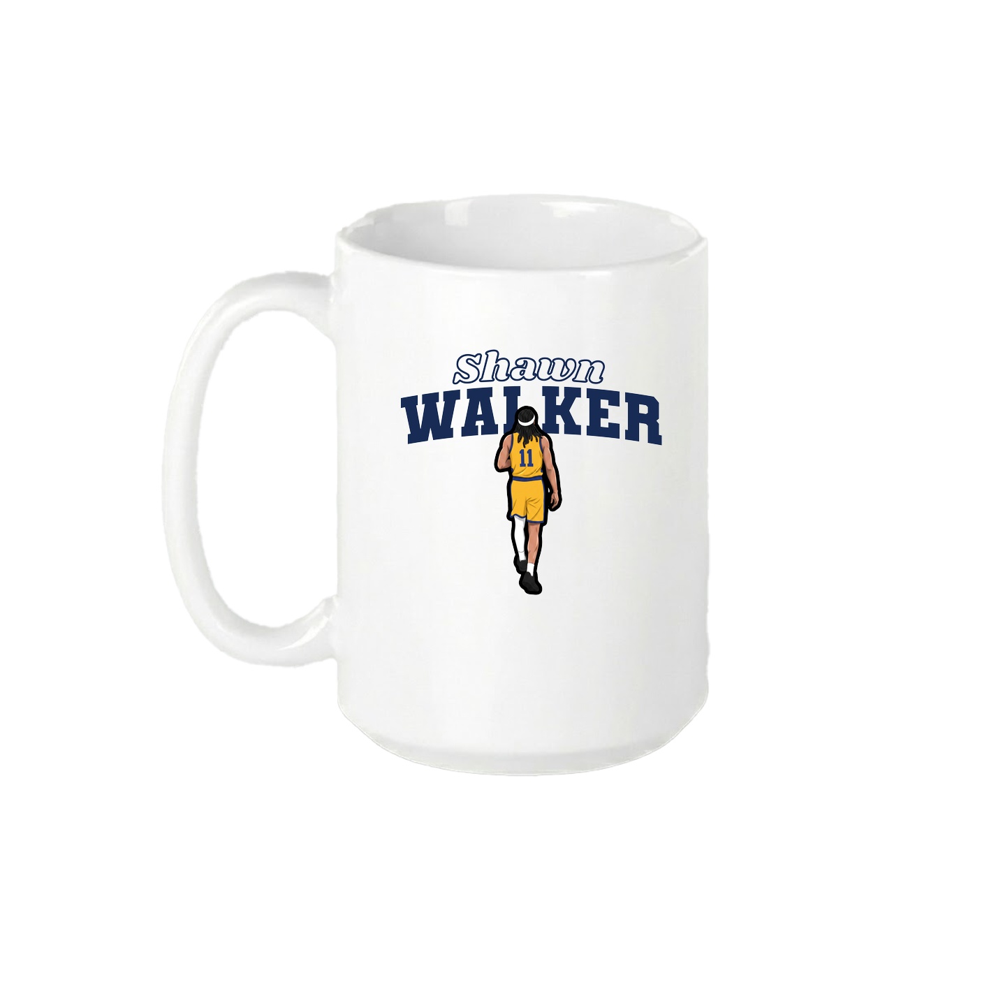 15oz Coffee Mug — Name Arch in White