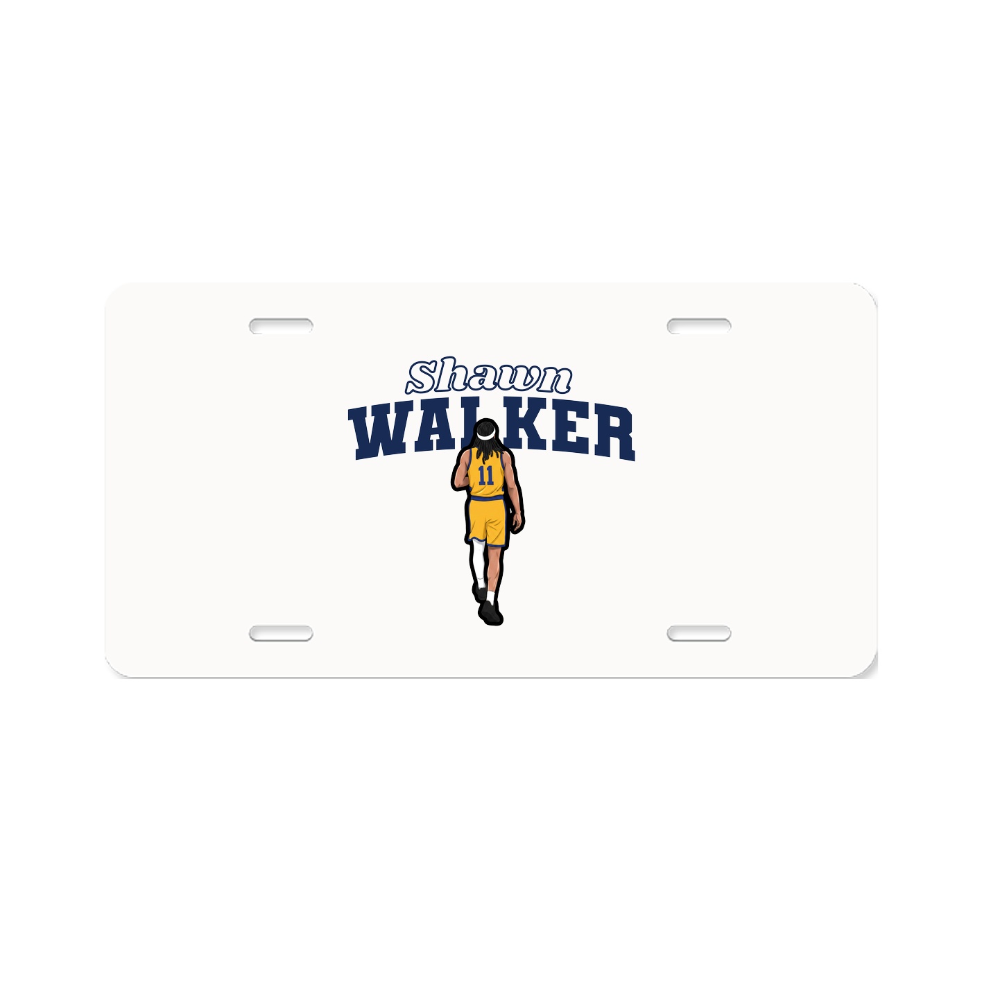 License Plate — Name Arch in Classic