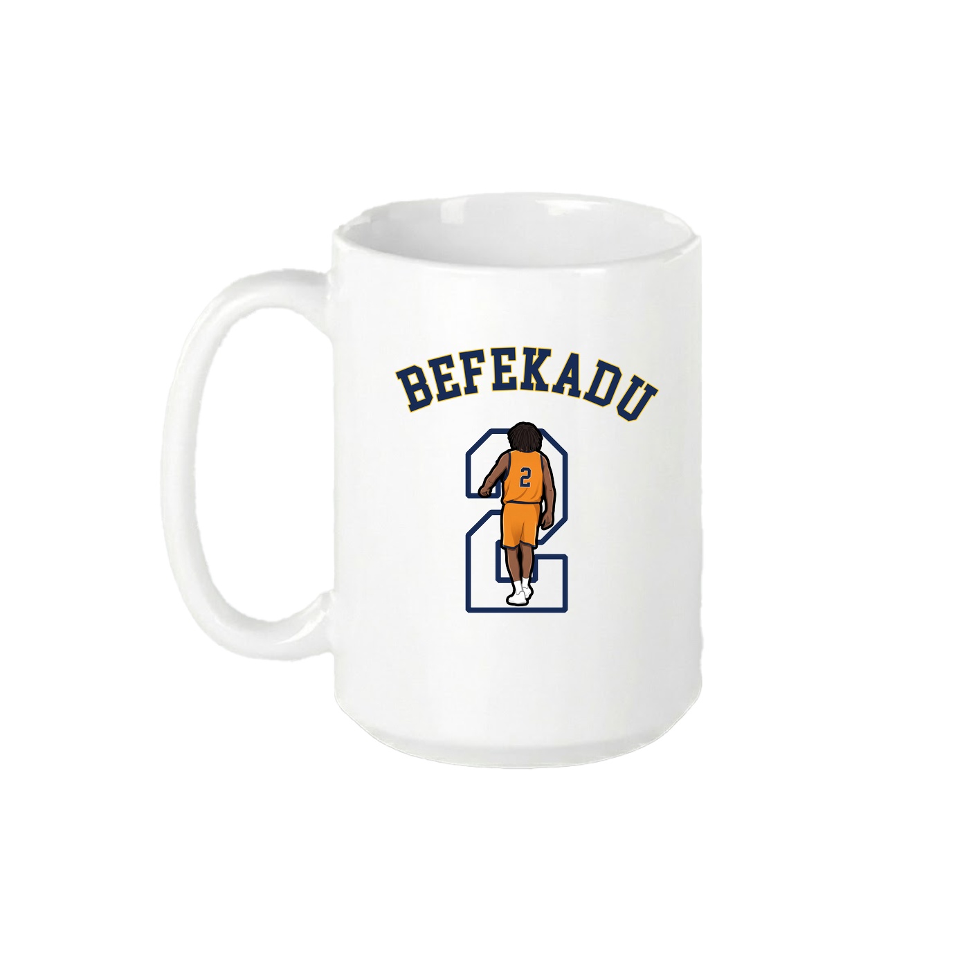 15oz Coffee Mug — Shirsey Arch in White