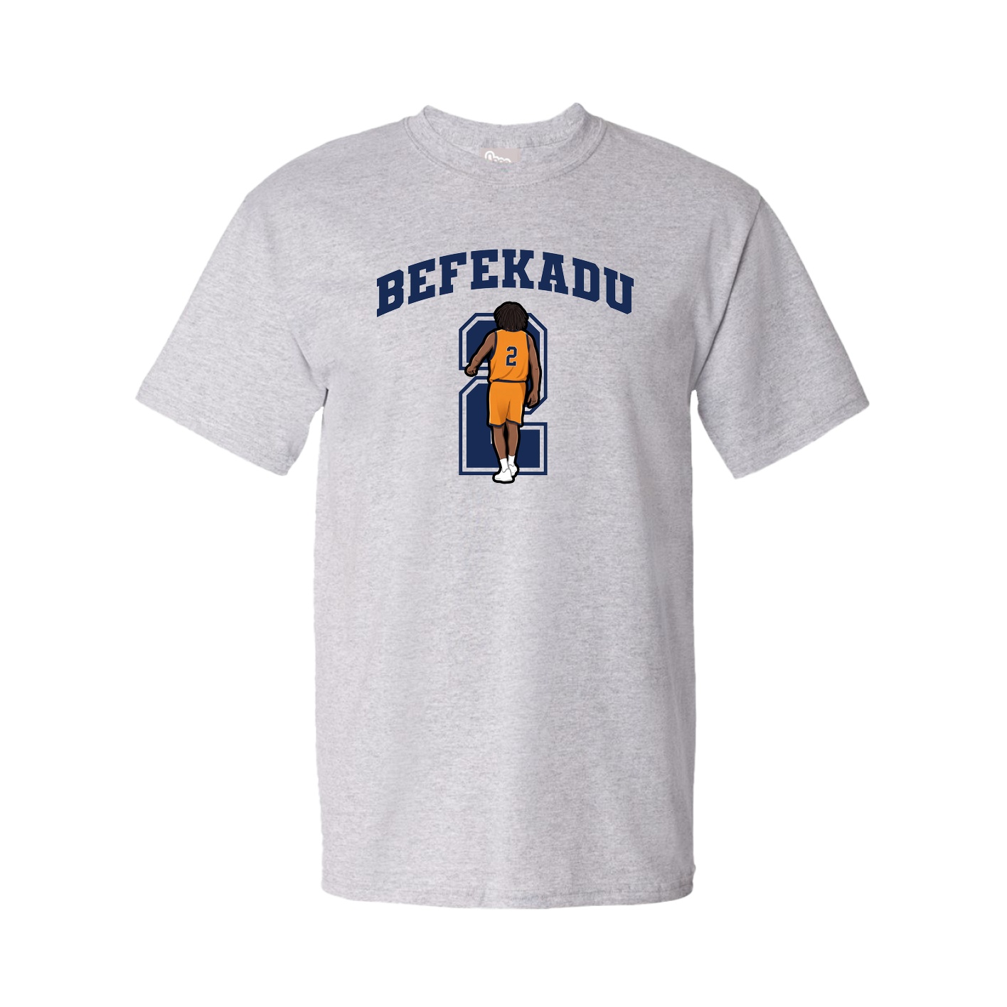 Youth Tee — Number in Grey