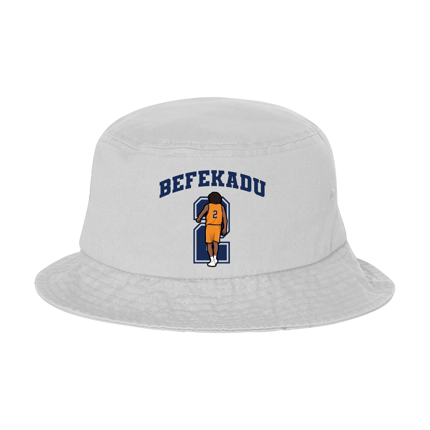 Bucket Cap — Number in White