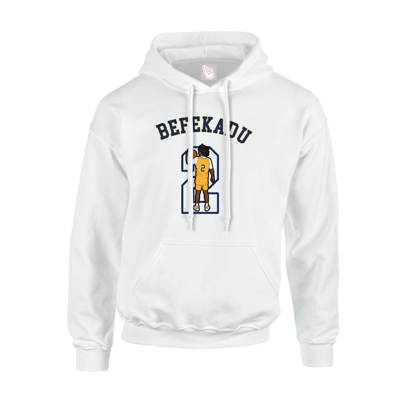 Youth Hoodie — Shirsey Arch in White