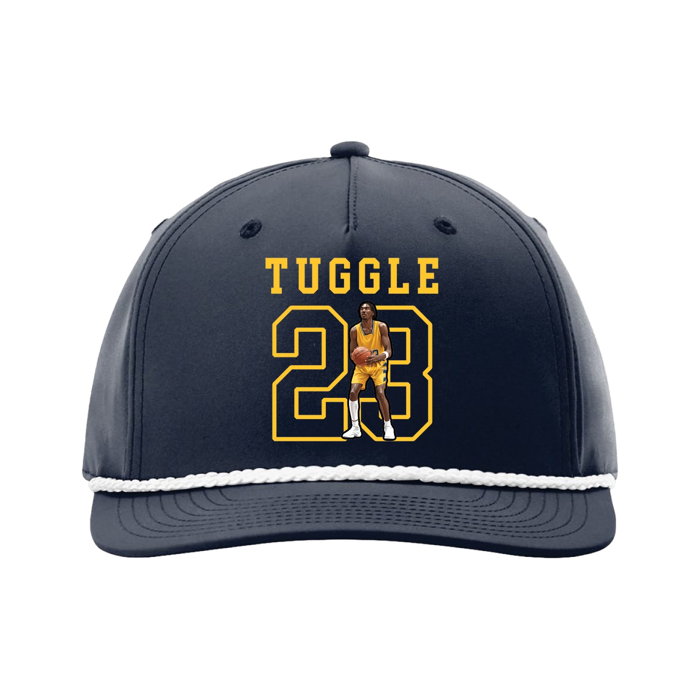Five-Panel Classic Rope Cap — Shirsey in Navy