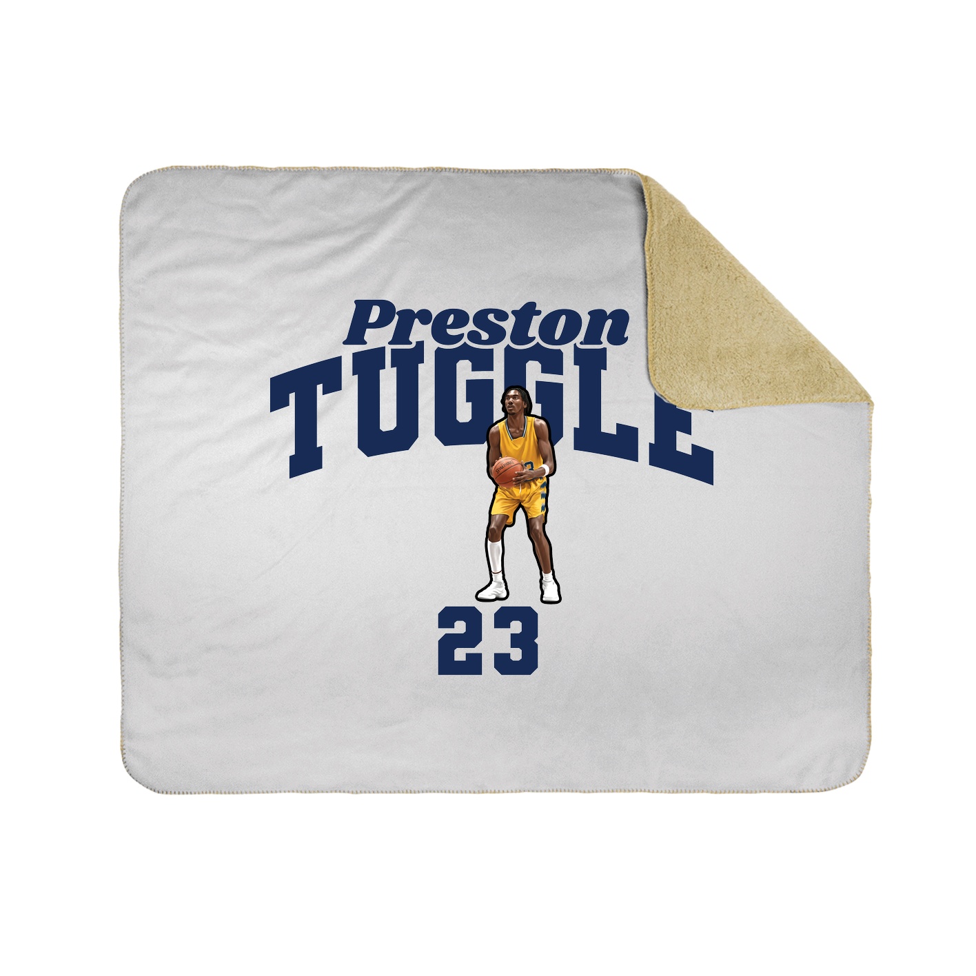 Throw Blanket — Signature Arch in White