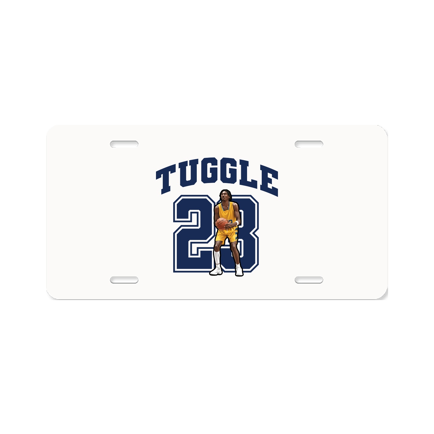 License Plate — Number in Classic