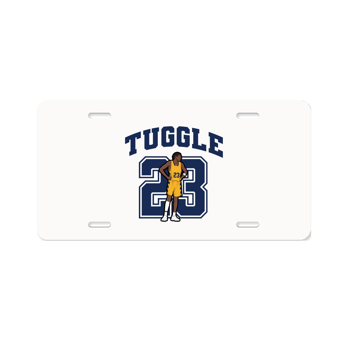 License Plate — Number in Classic