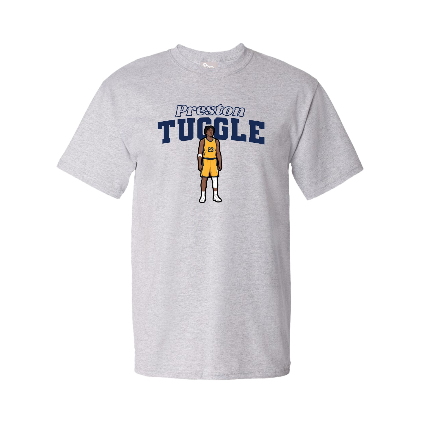 Youth Tee — Name Arch in Grey