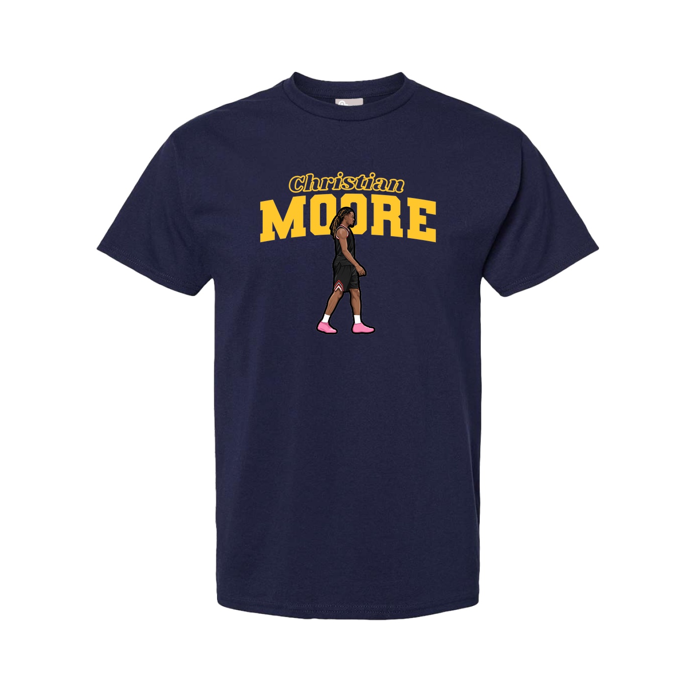 Tee — Name Arch in Navy