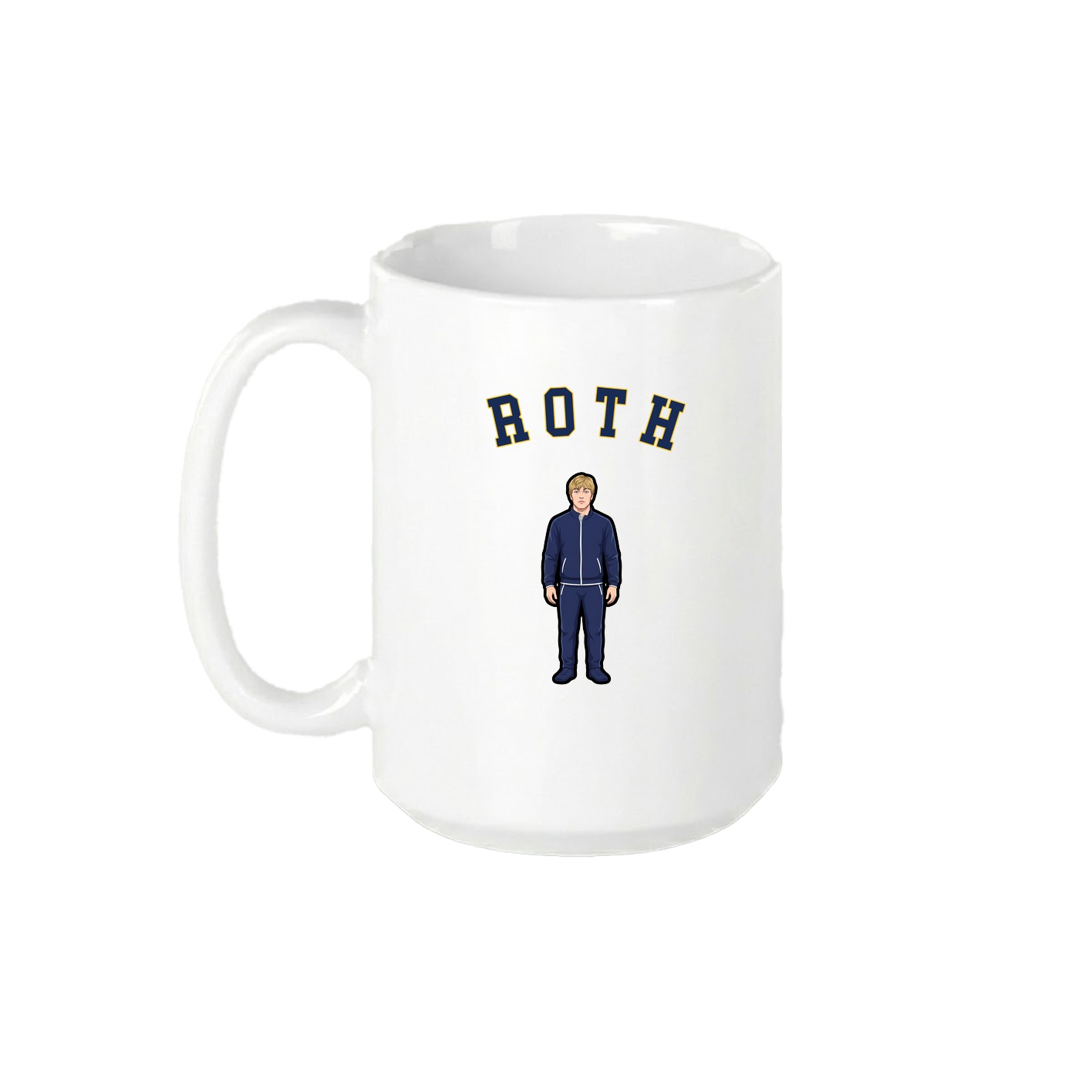 15oz Coffee Mug — Shirsey Arch in White