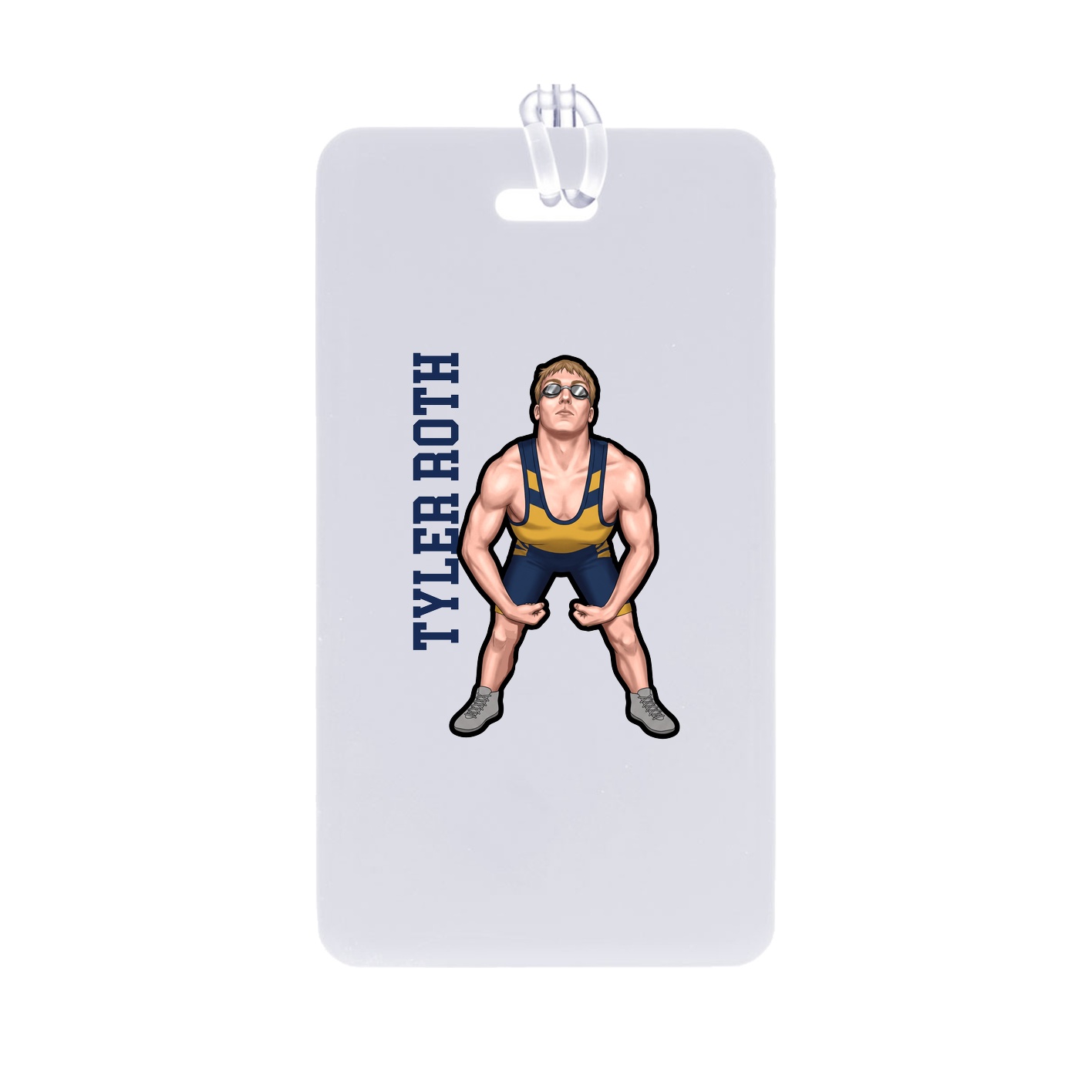 Bag Tag — Name Vertical in Classic