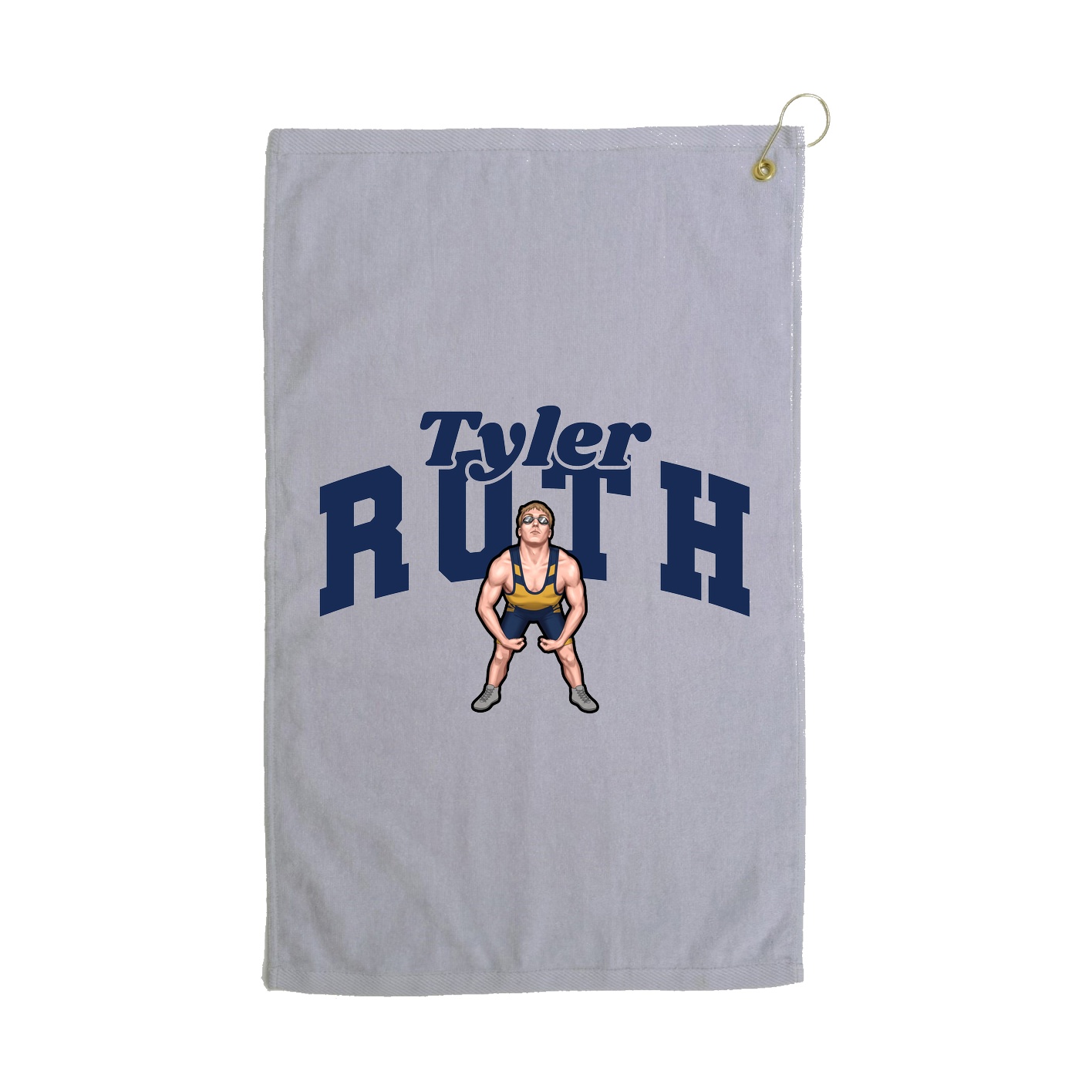 Golf Towel — Signature Arch in Grey