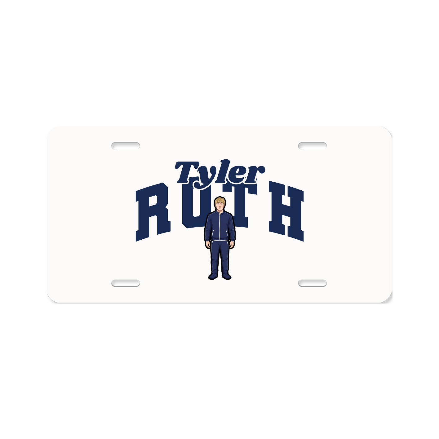License Plate — Signature Arch in Classic
