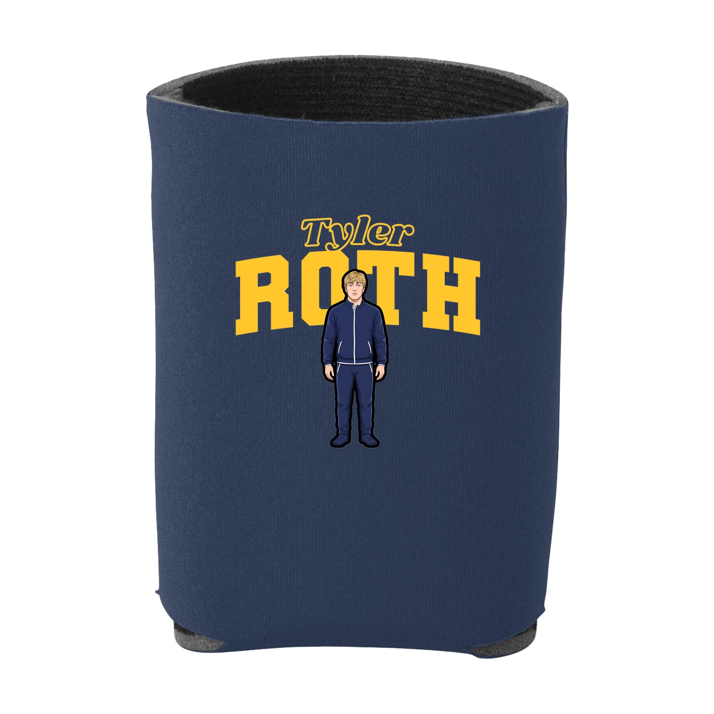 Can Holder — Name Arch in Navy