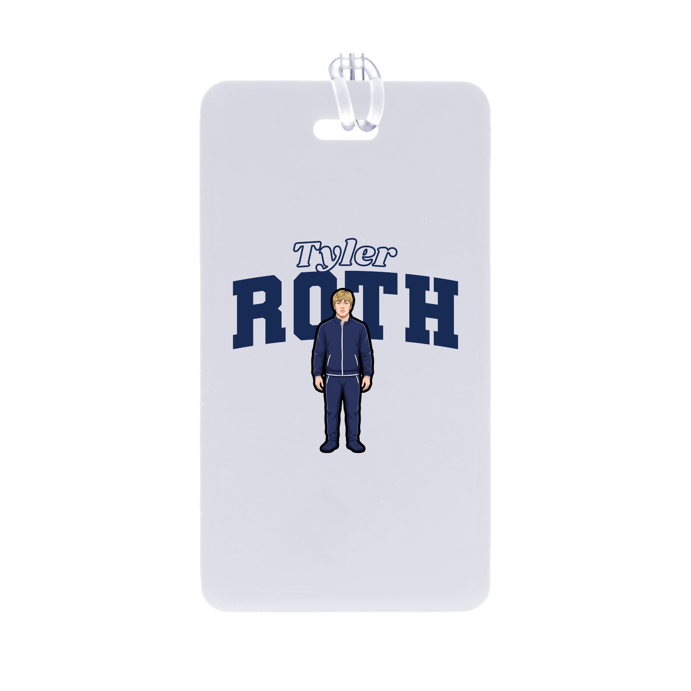 Bag Tag — Name Arch in Classic