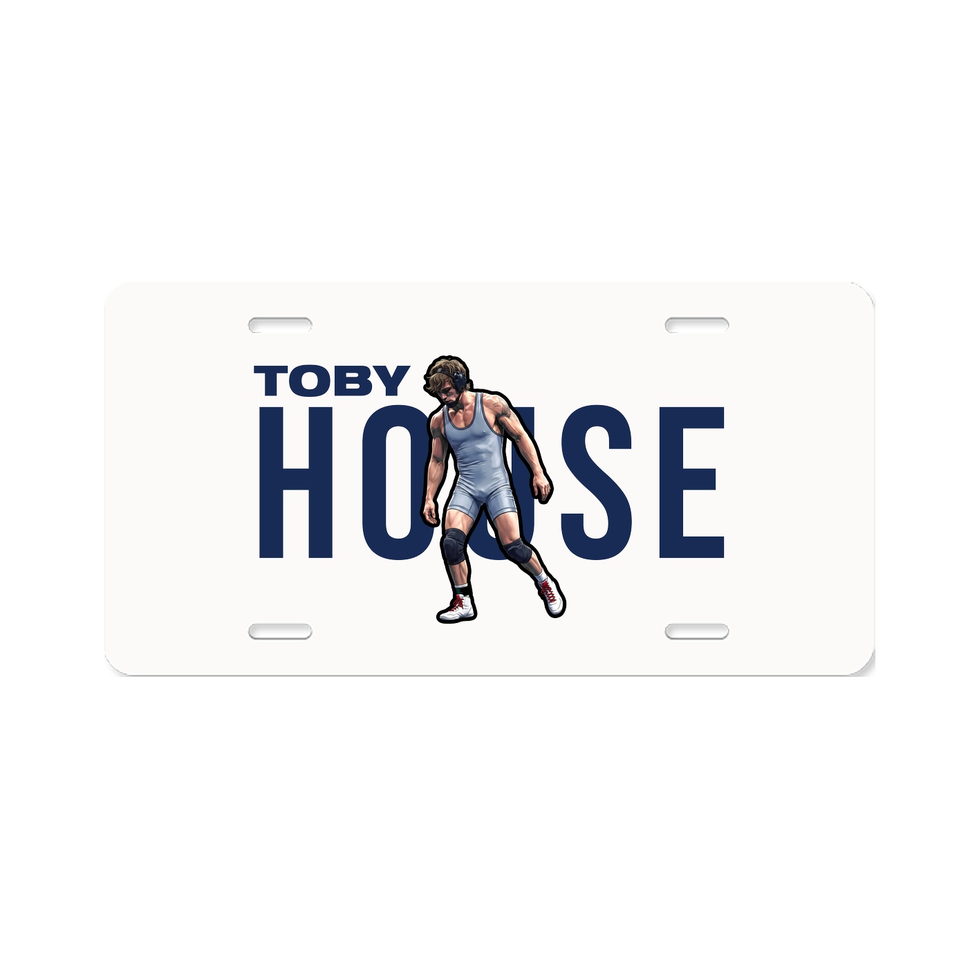 License Plate — Player Name in Classic