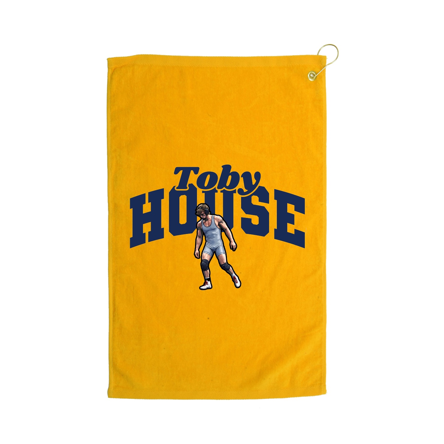 Golf Towel — Signature Arch in Gold