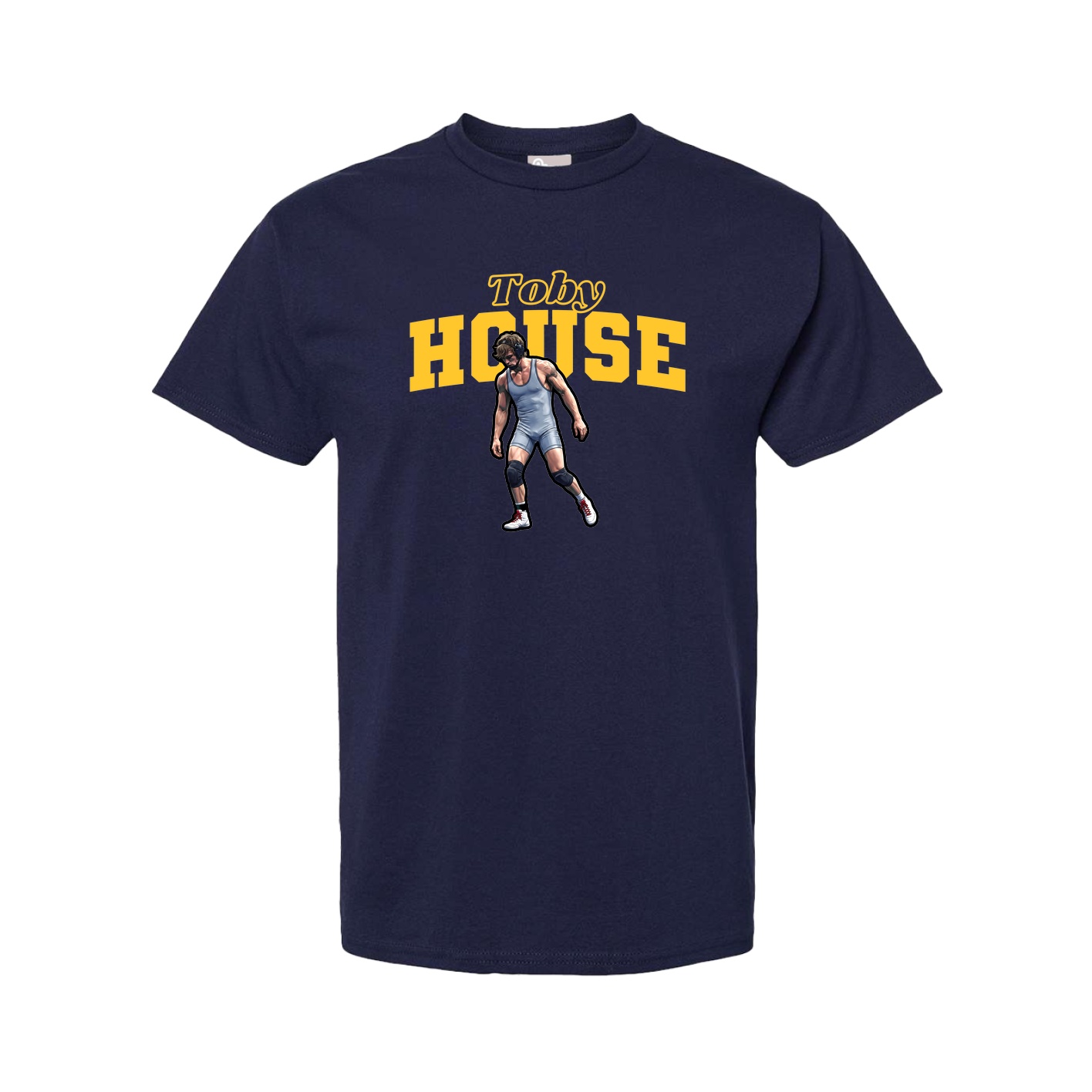Youth Tee — Name Arch in Navy