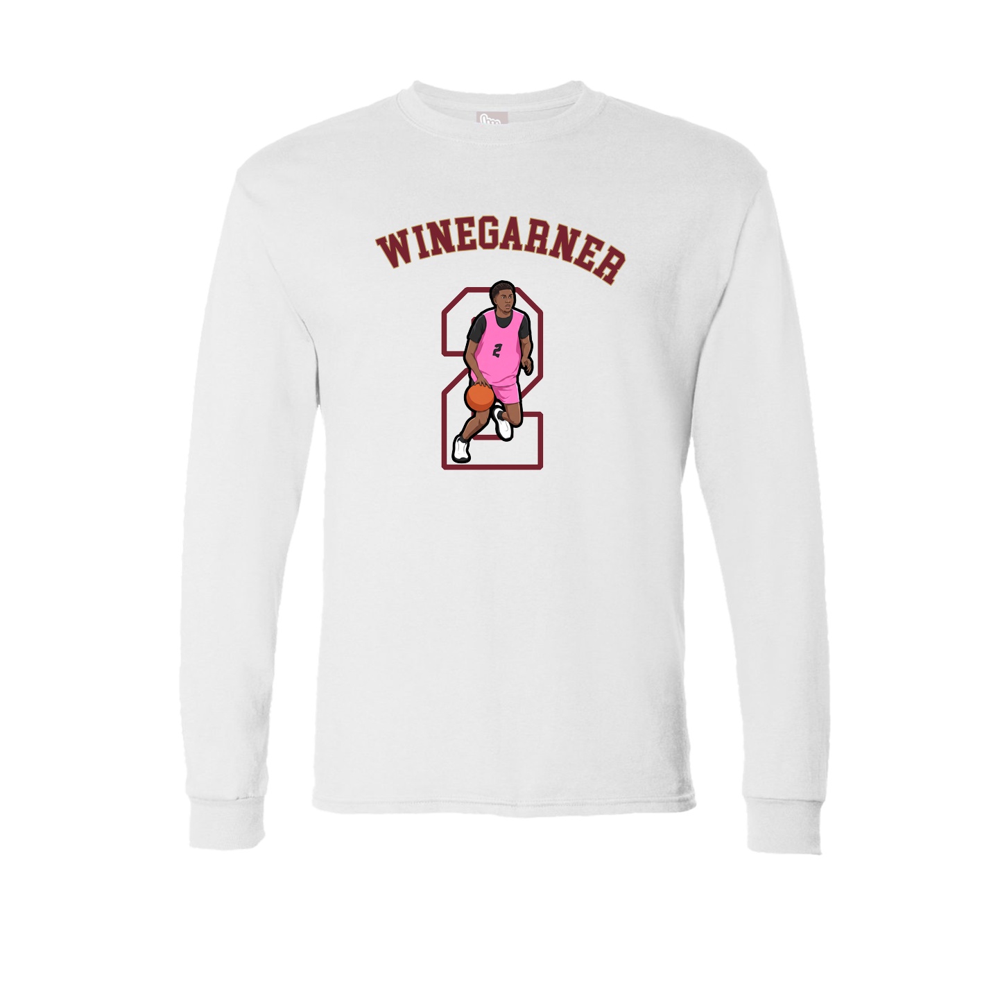 Long Sleeve Tee — Shirsey Arch in White