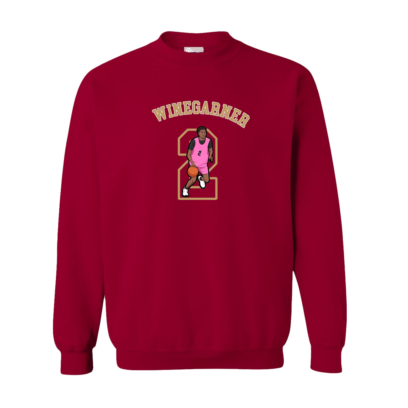 Fleece Crew — Shirsey Arch in Cardinal