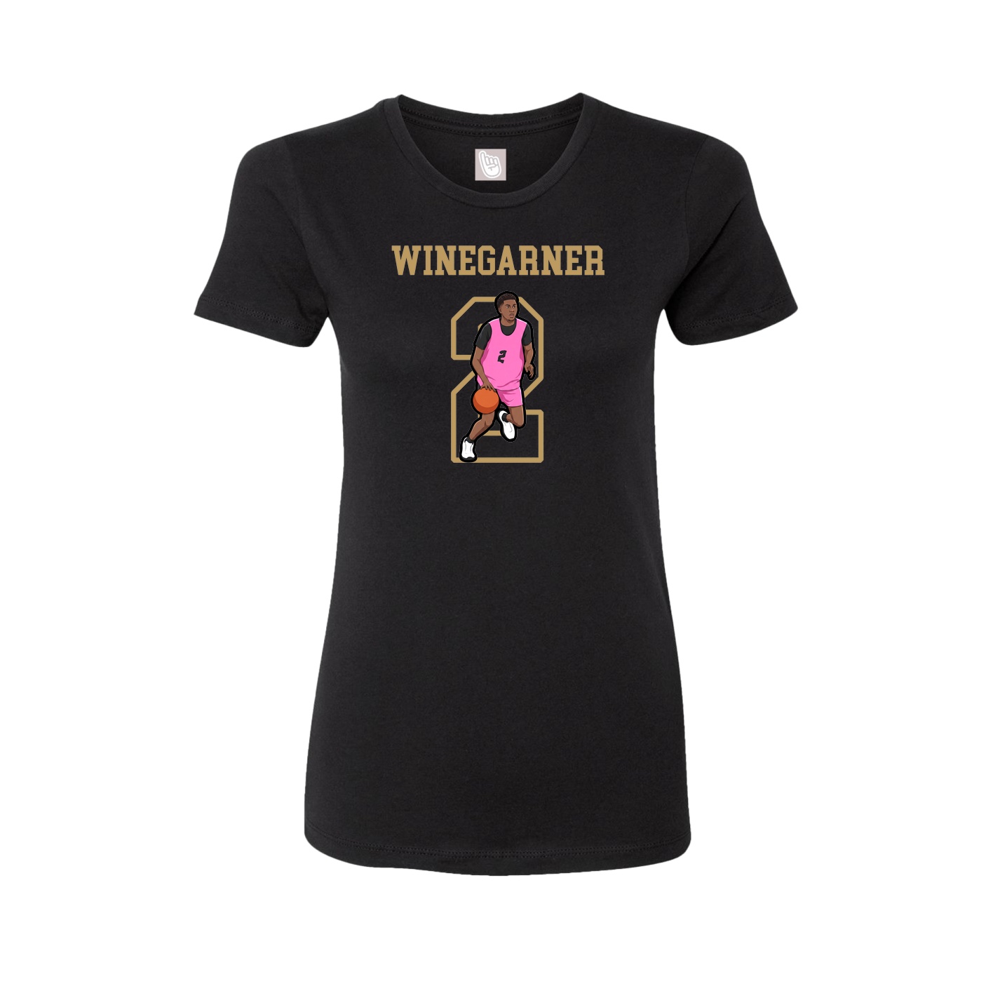 Fitted Women's Tee — Shirsey in Black