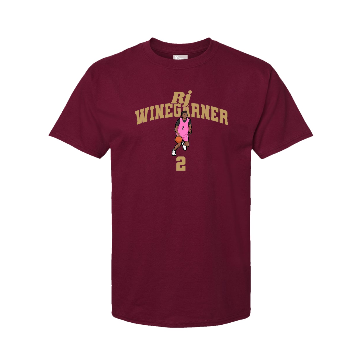 Youth Tee — Signature Arch in Cardinal