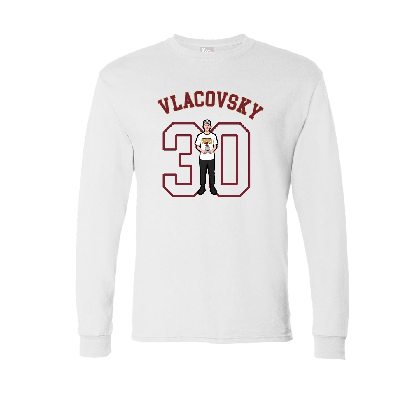 Long Sleeve Tee — Shirsey Arch in White