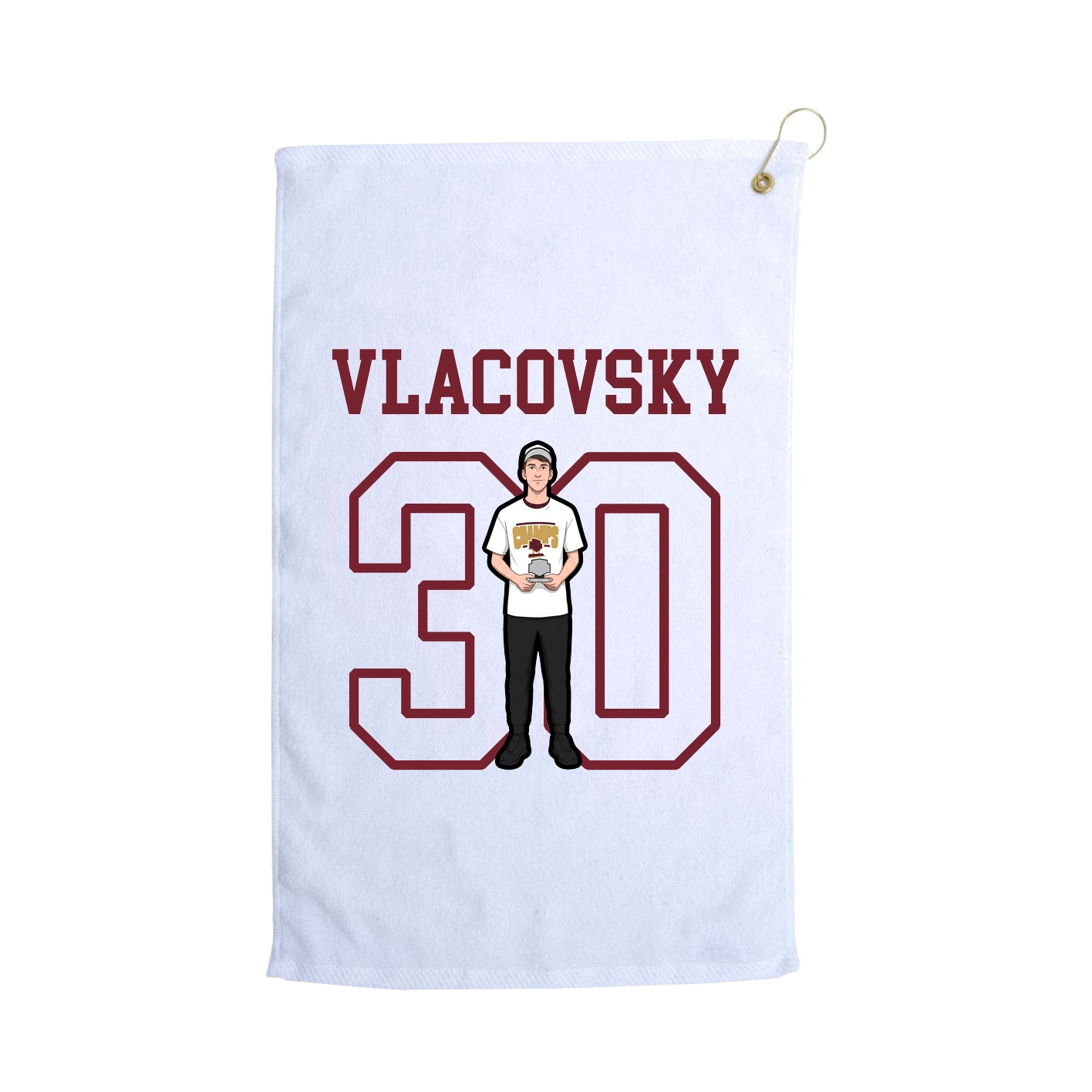 Golf Towel — Shirsey in White