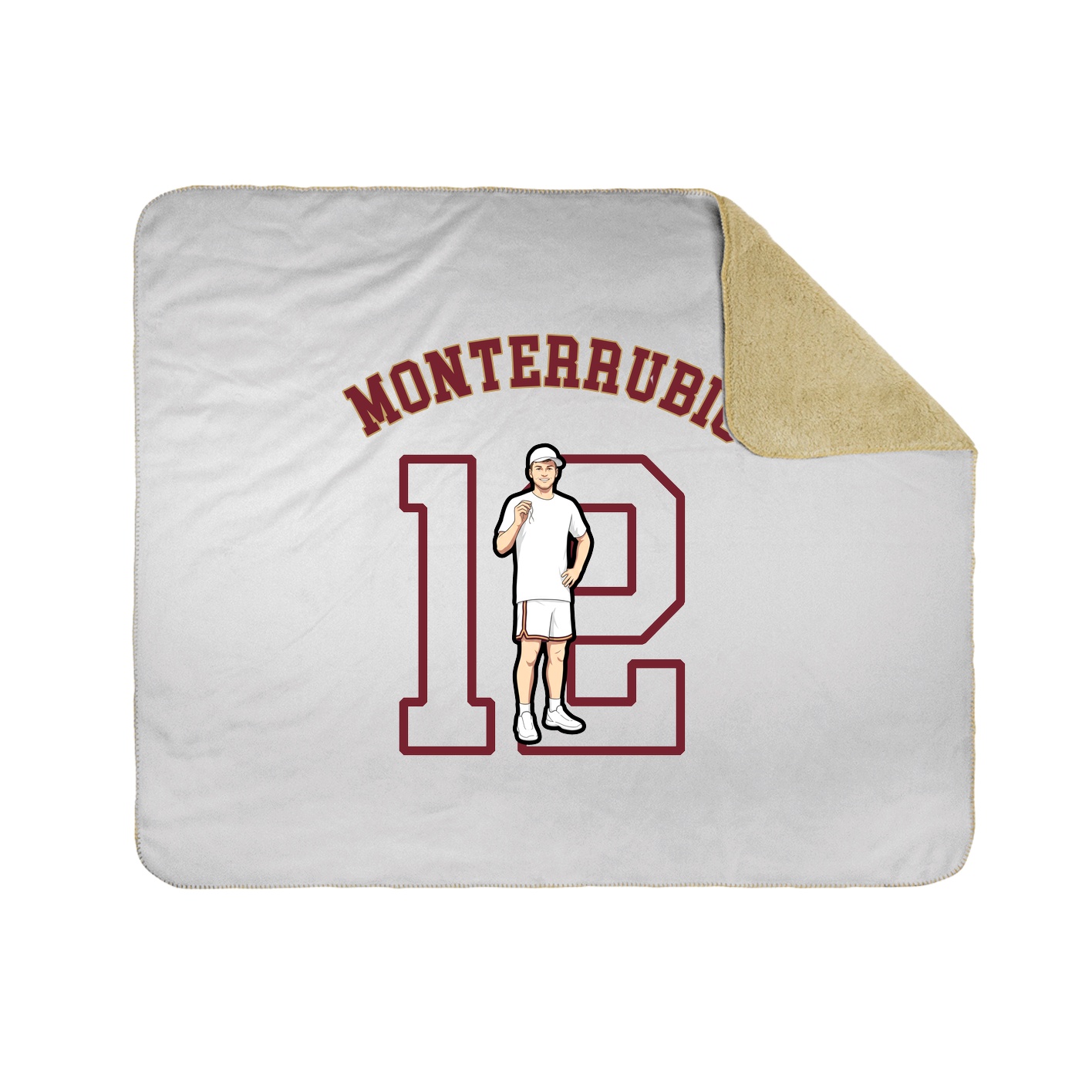 50x60 Sherpa Lined Throw Blanket