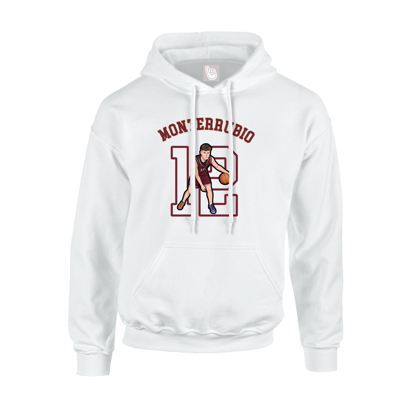 Hoodie — Shirsey Arch in White
