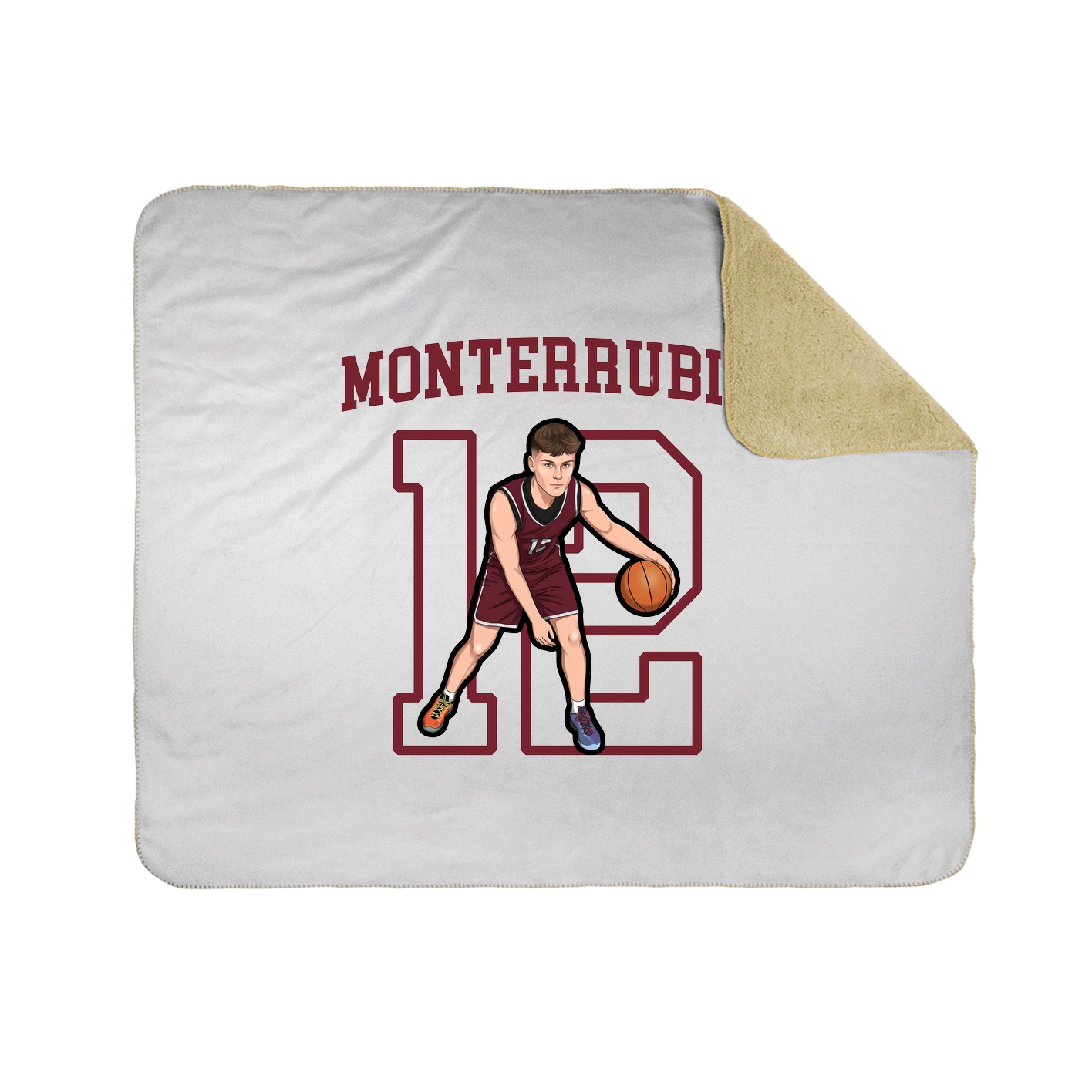 50x60 Sherpa Lined Throw Blanket