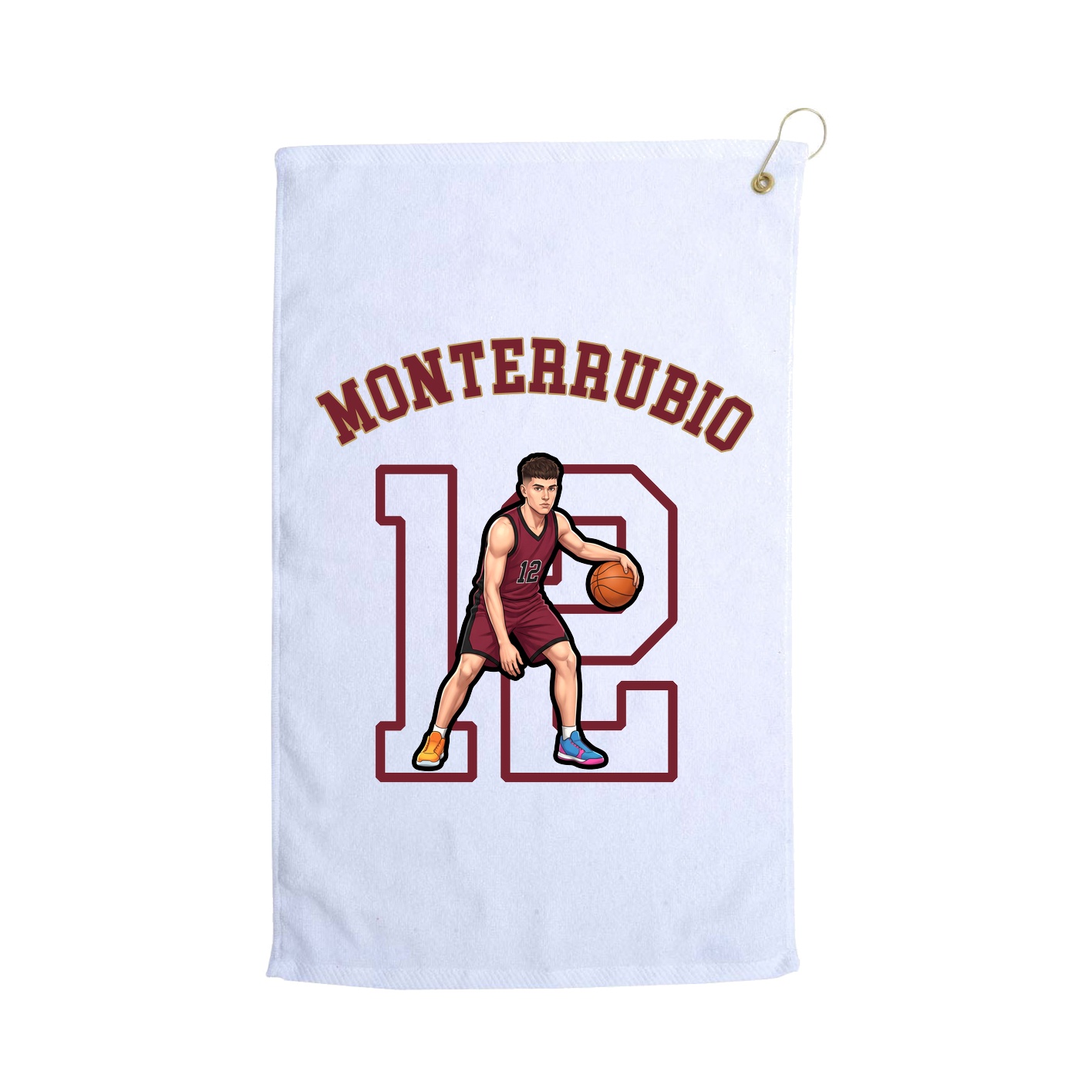 Golf Towel — Shirsey Arch in White