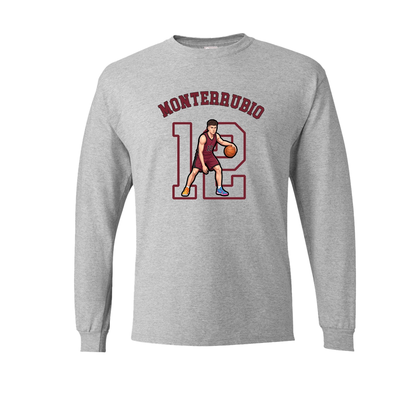 Long Sleeve Tee — Shirsey Arch in Grey