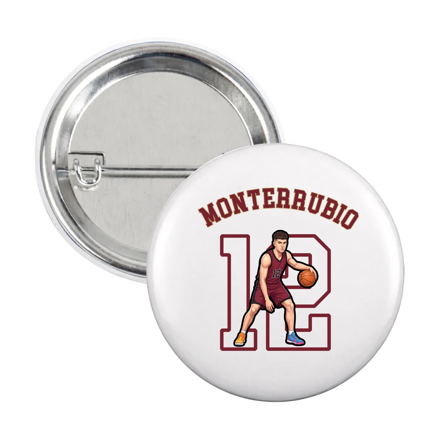 Game Day Button — Shirsey Arch in White
