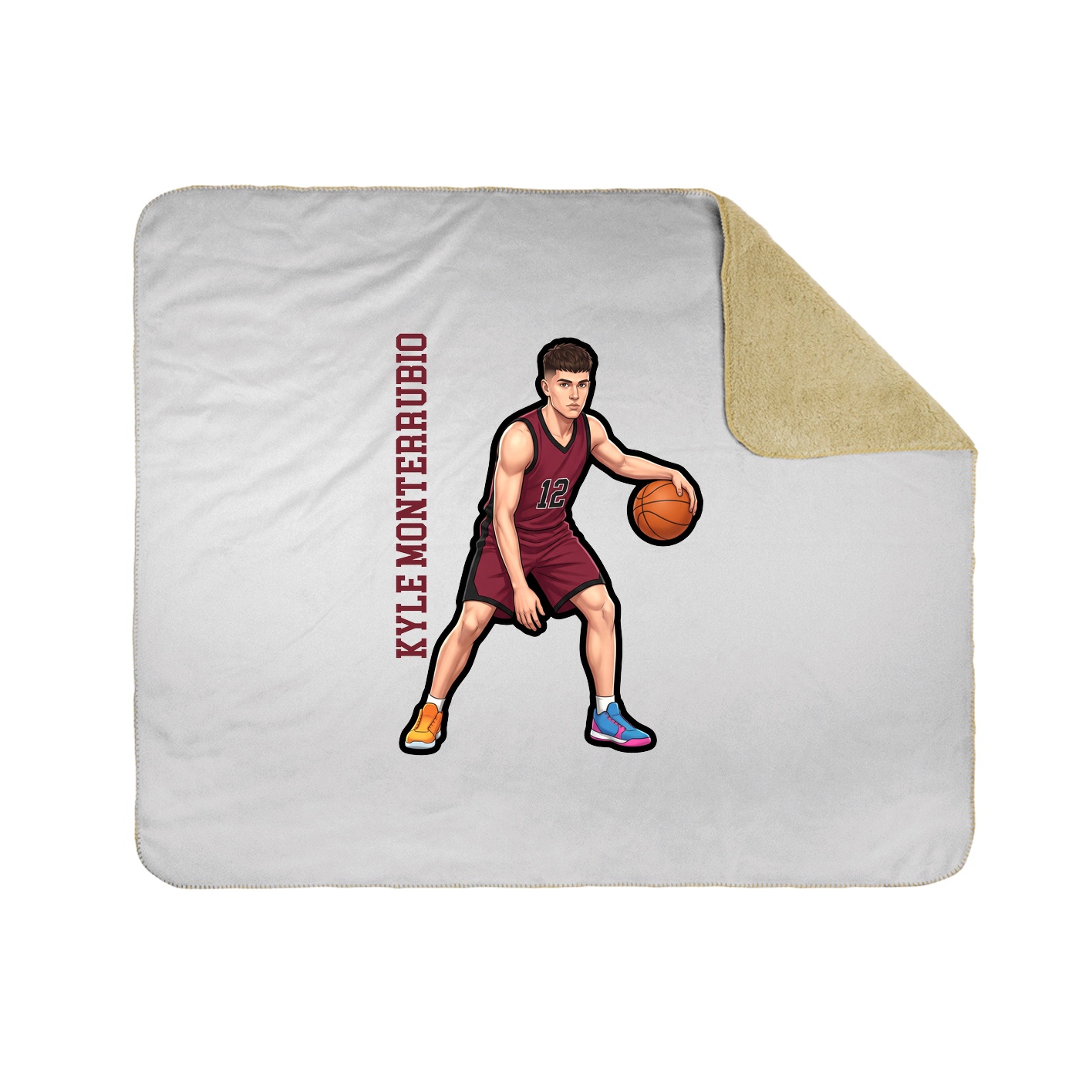 50x60 Sherpa Lined Throw Blanket