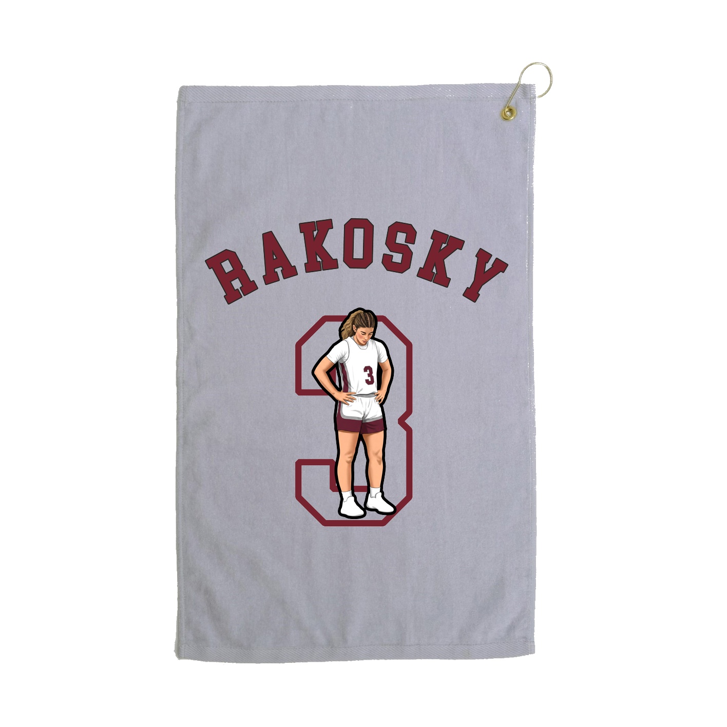 Golf Towel — Shirsey Arch in Grey
