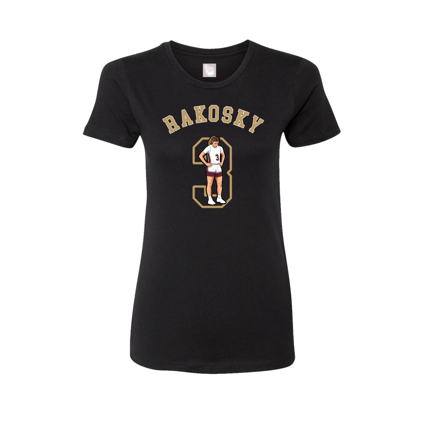 Womens Tee — Shirsey Arch in Black