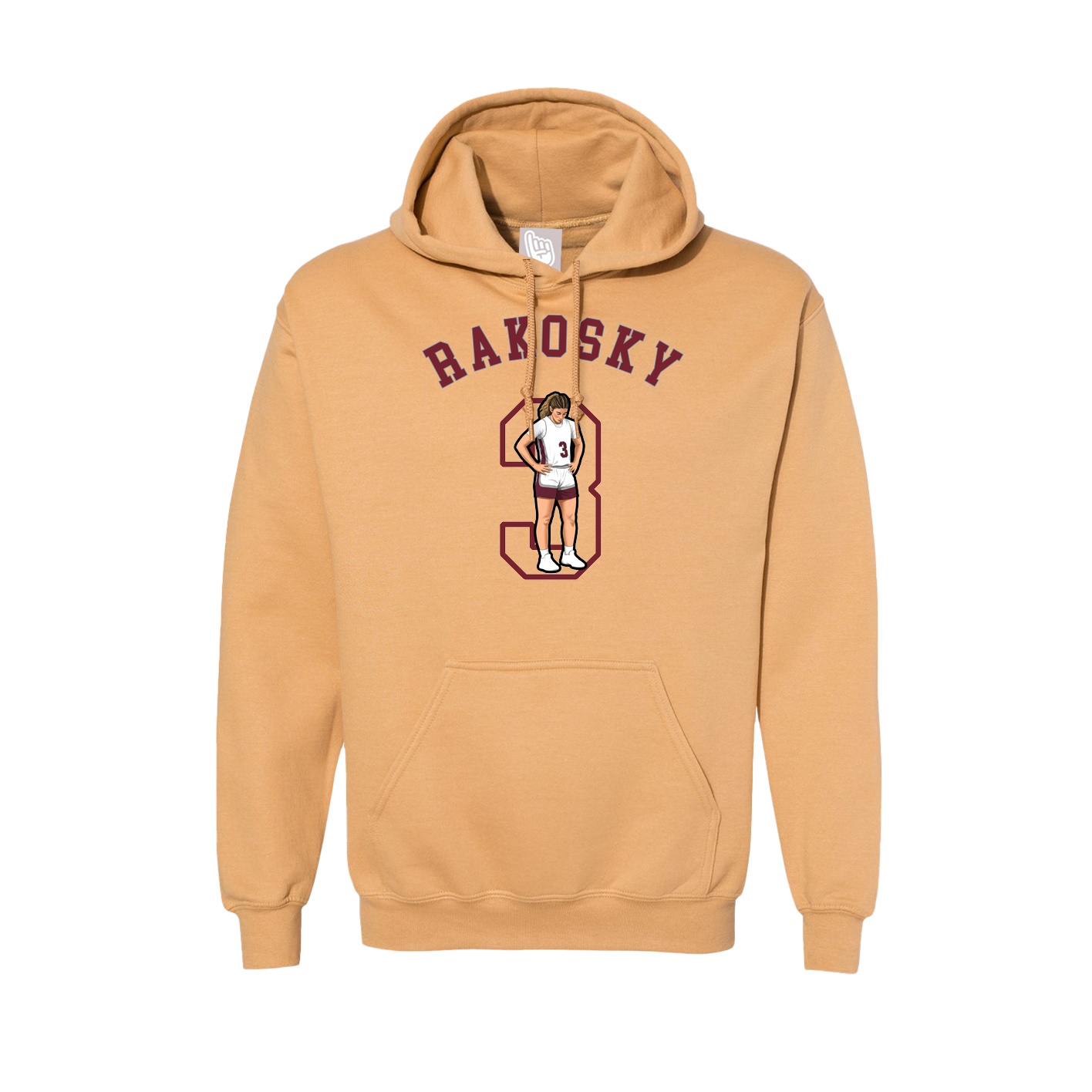 Hoodie — Shirsey Arch in Vegas Gold