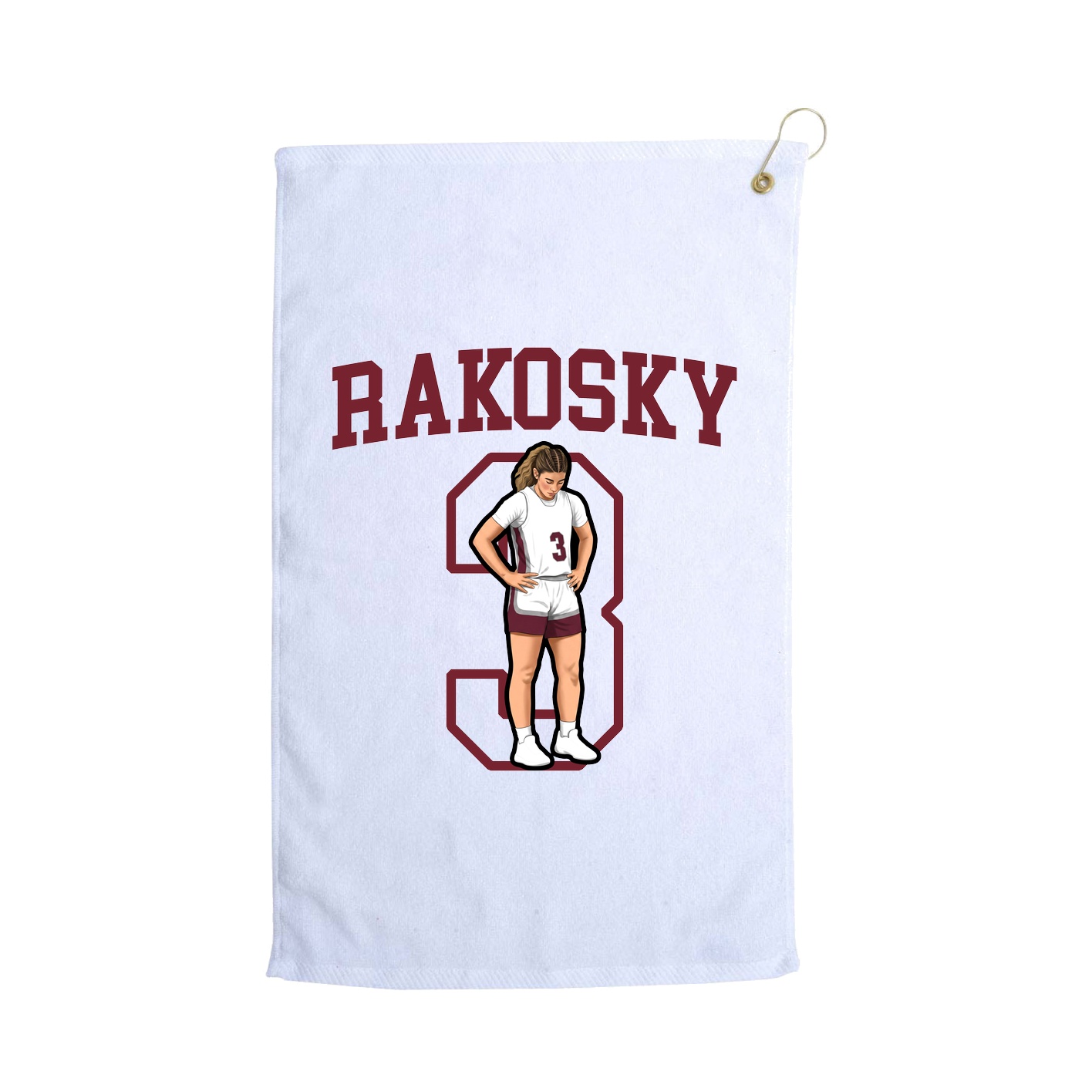 Golf Towel — Shirsey in White