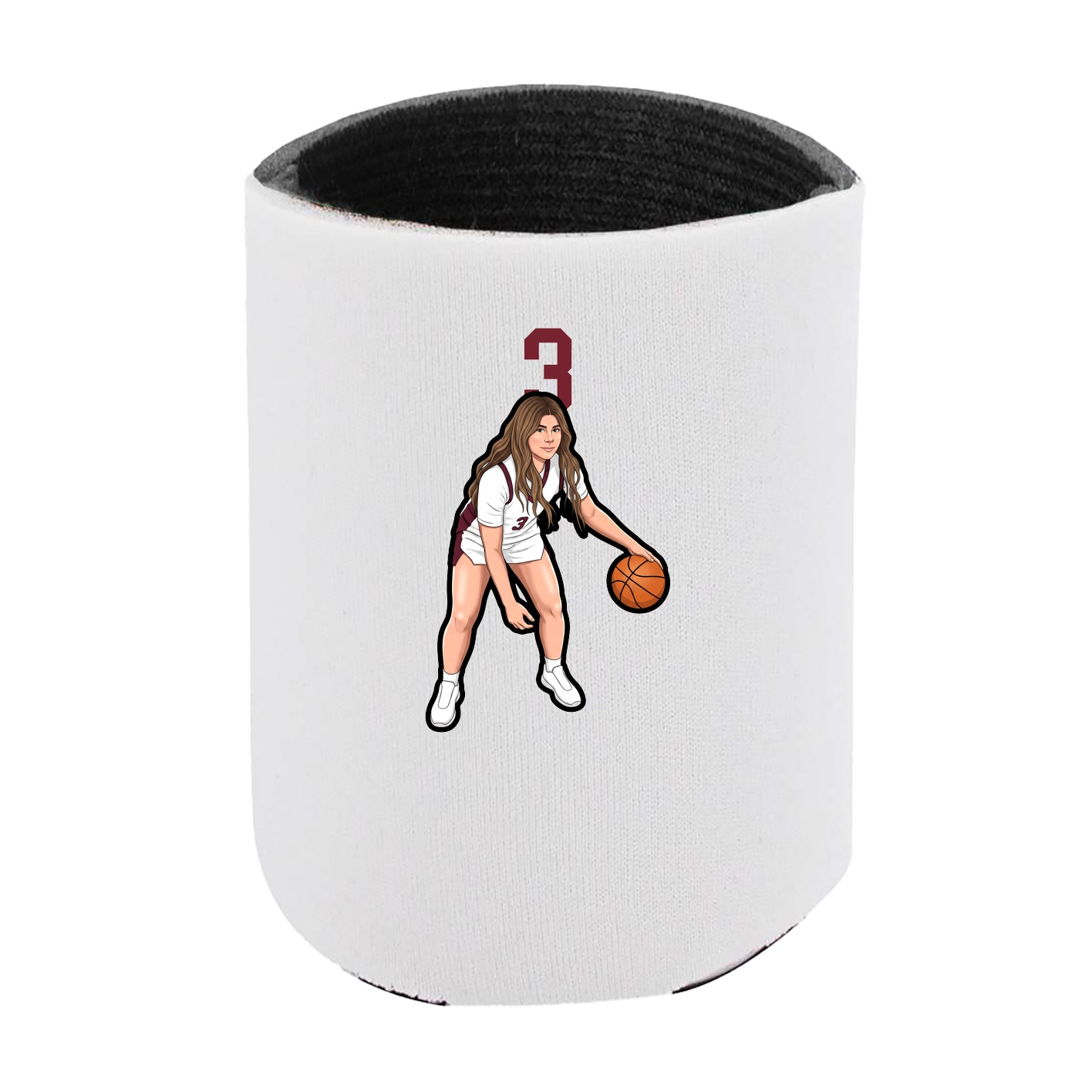 Can Holder — Number Top in White