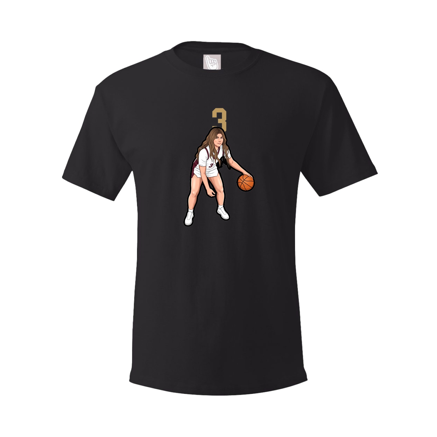 Tee — Number Top in Black
