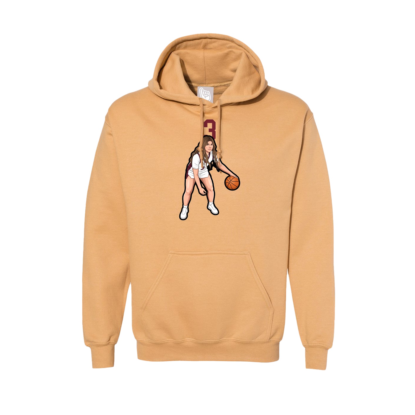 Hoodie — Number Top in Vegas Gold