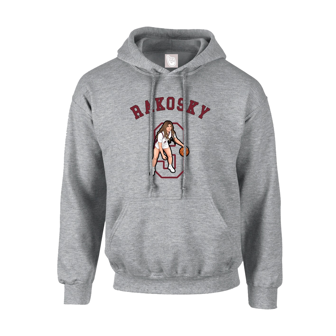 Youth Hoodie — Shirsey Arch in Grey