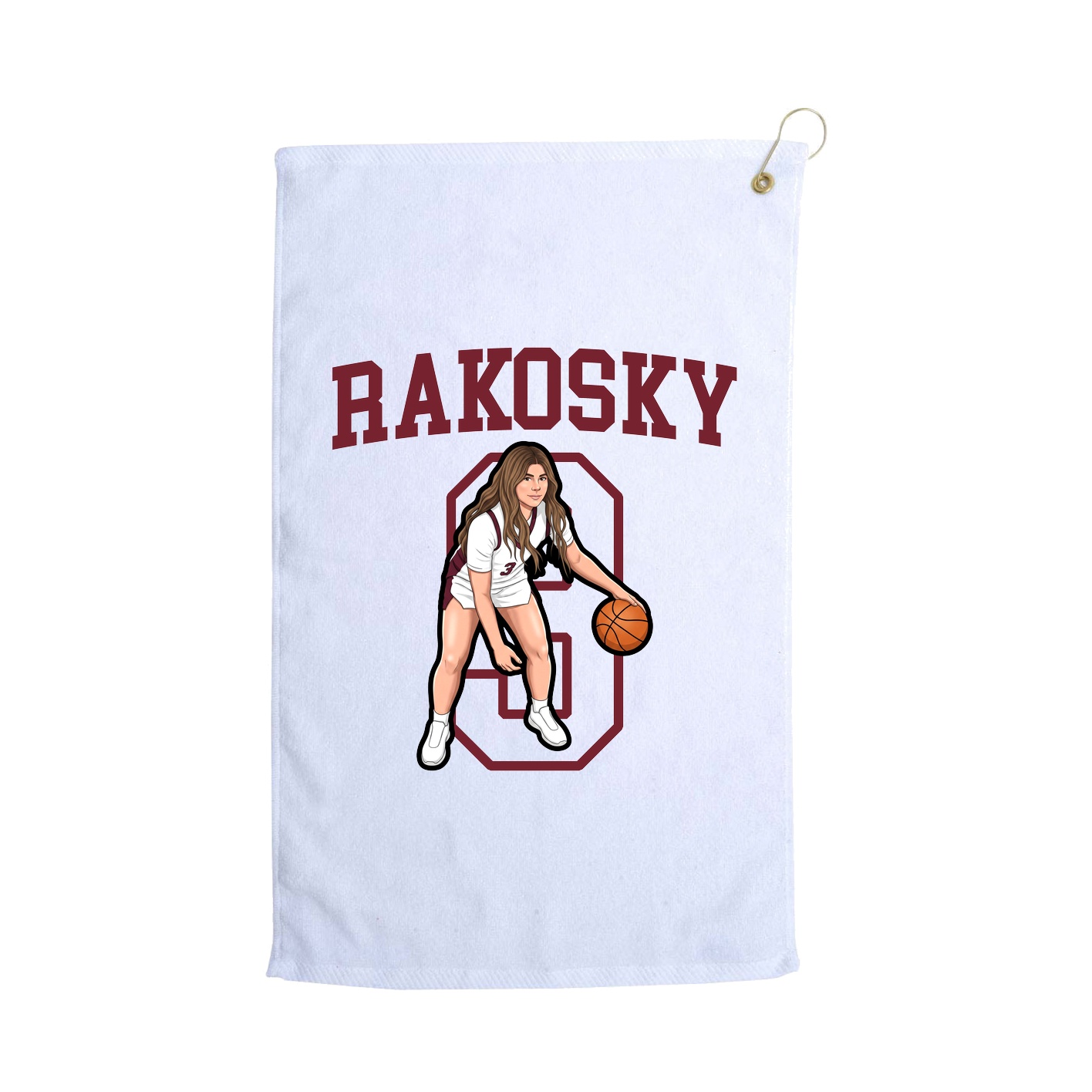 Golf Towel — Shirsey in White