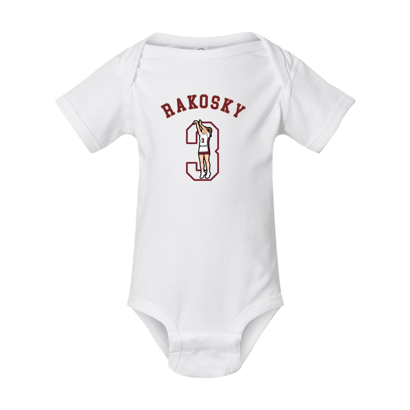 Baby Onesie — Shirsey Arch in White
