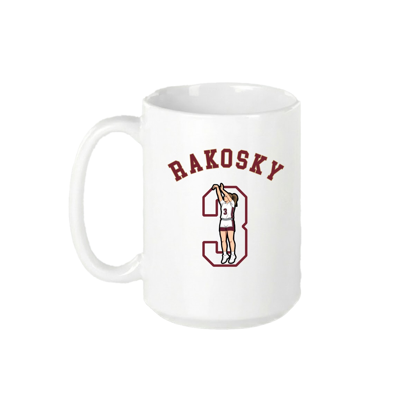 15oz Coffee Mug — Shirsey Arch in White